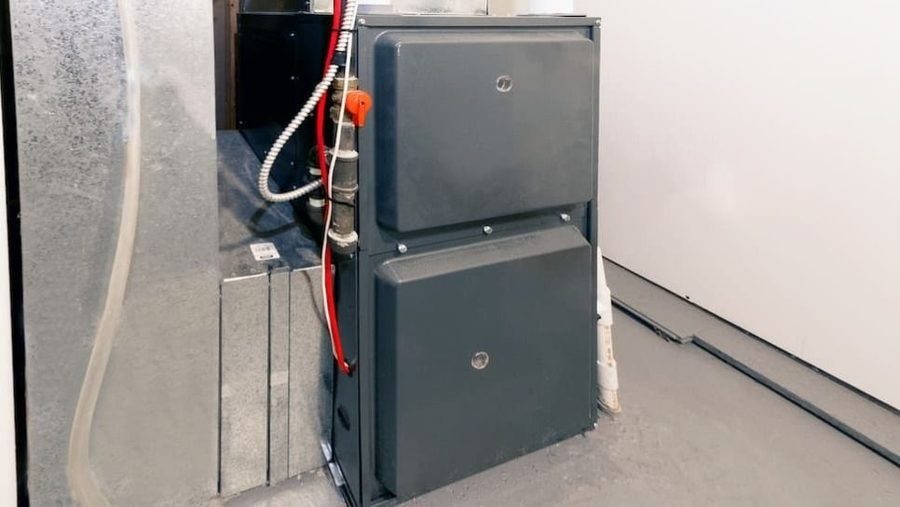 Furnace in a home